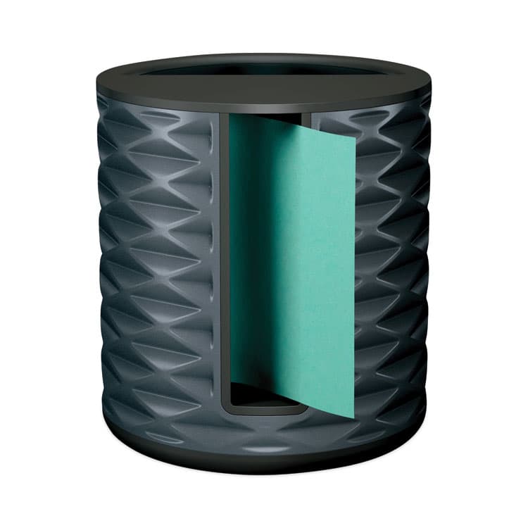 3M/COMMERCIAL TAPE DIV. Vertical Pop-up Note Dispenser, For 3 x 3 Pads, Black (MMMABS330B) thumbnail 2