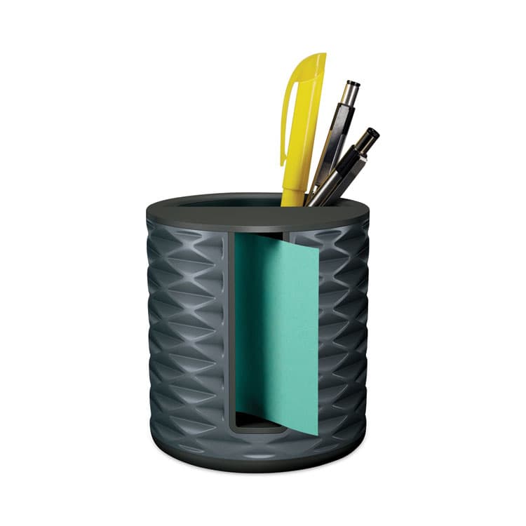 3M/COMMERCIAL TAPE DIV. Vertical Pop-up Note Dispenser, For 3 x 3 Pads, Black (MMMABS330B) thumbnail 3