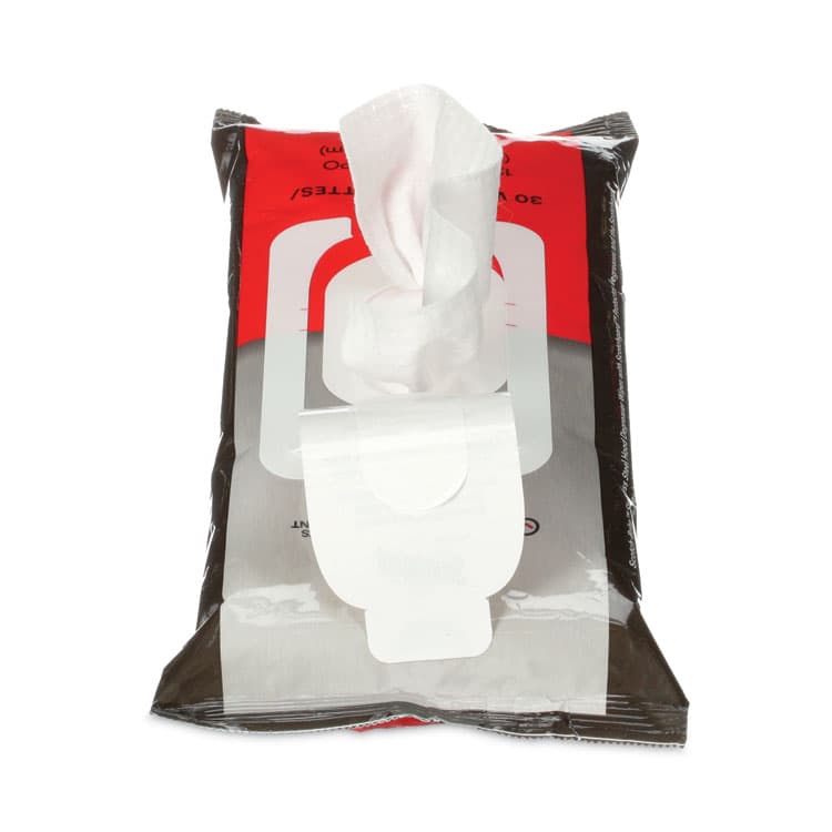 3M/COMMERCIAL TAPE DIV. Stainless Steel Hood Degreaser Wipes, 1-Ply, 9 x 12, Unscented, White, 30 Wipes/Pack, 6 Packs/Carton (MMMSSWIPES) thumbnail 4