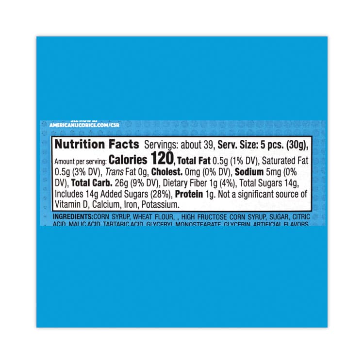 AMERICAN LICORICE COMPANY Twists, Variety, 2.59 lb Tub, Approx. 210 Pieces (GRR20916848) thumbnail 4