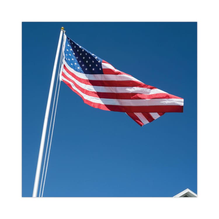 ADVANTUS CORPORATION All-Weather Outdoor U.S. Flag, 96" x 60", Heavyweight Nylon (AVTMBE002270) thumbnail 2