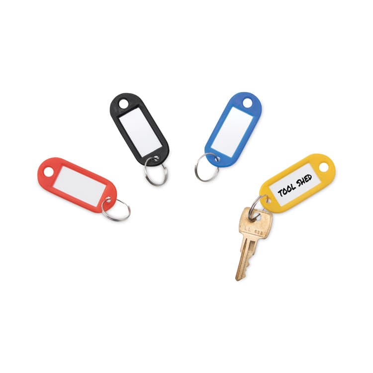 ADVANTUS CORPORATION Key Tags Label Window, 0.88 x 0.19 x 2, Assorted, 20/Pack (AVTKEY98007) thumbnail 3