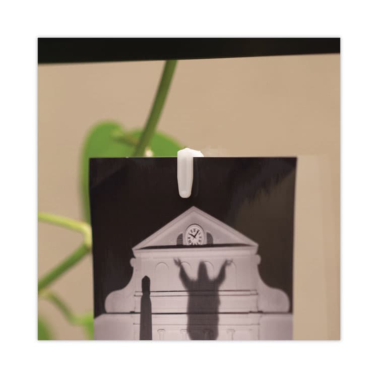 ADVANTUS CORPORATION StikkiCLIPS, Adhesive Back, 40 Sheet Capacity, White, 20/Pack (AVT01220) thumbnail 3