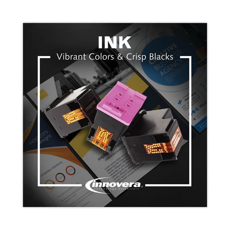 INNOVERA Remanufactured Tri-Color Ink, Replacement for 67XL (3YM58AN), 200 Page-Yield (IVR3YM58AN) thumbnail 4