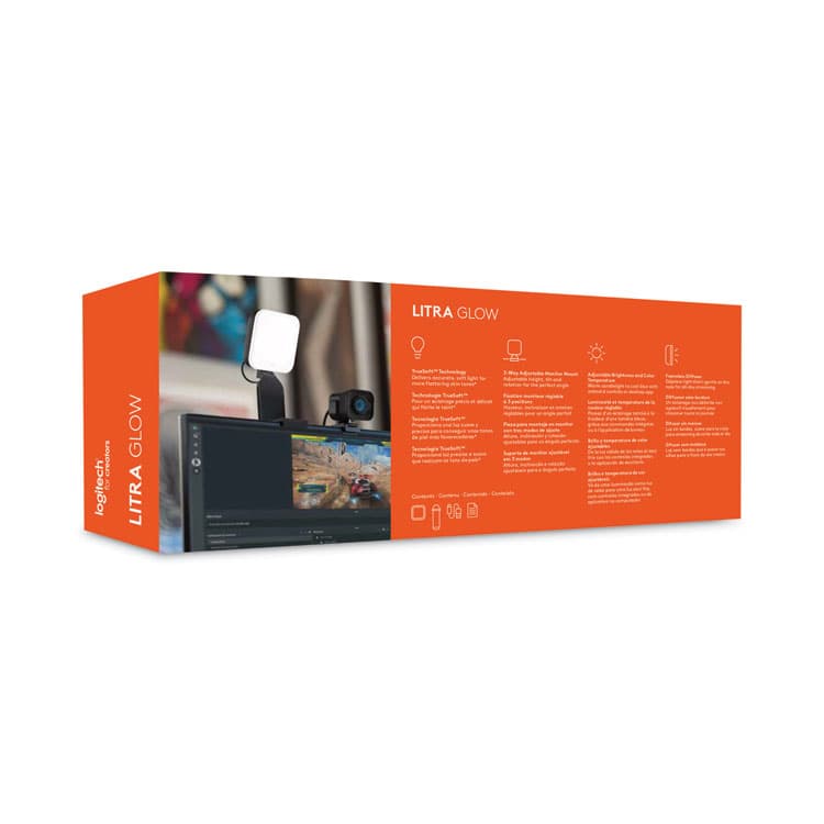 LOGITECH, . Litra Glow Premium Streaming Light, Black (LOG946000001) thumbnail 2