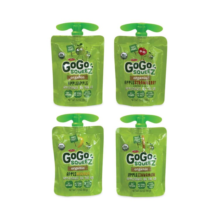 MATERNE NORTH AMERICA Fruit On The Go, Variety Applesauce, 3.2 oz Pouch, 20/Carton (GRR22000742) thumbnail 2