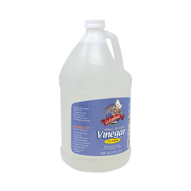 WOEBER MUSTARD COMPANY White Distilled Vinegar, 1 gal Bottle, 6/Carton (GRR22001029)
