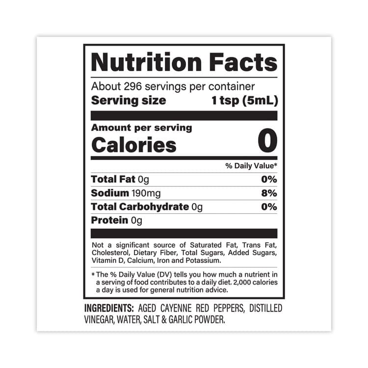 MCCORMICK & CO Original Hot Sauce, 25 oz Bottle, 2/Pack (GRR22000709) thumbnail 3