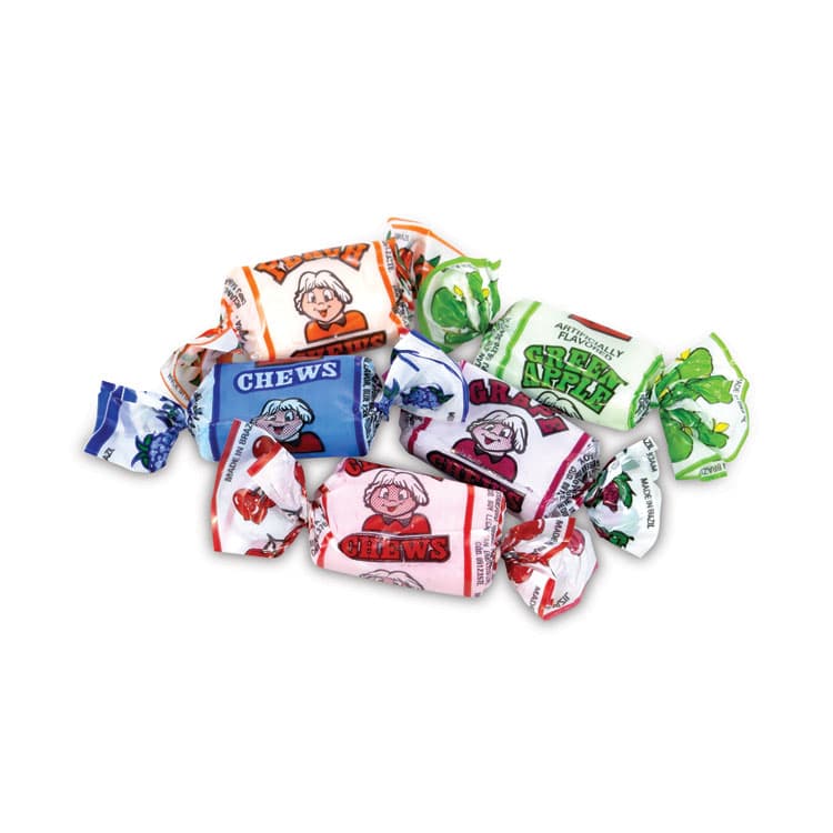 ROYAL WHOLESALE CANDY Assorted Fruit Chews, 1.5 lb Bag, Approx. 240 Pieces (GRR20901227)