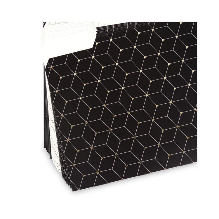 U BRANDS Fashion File Folders, 1/3-Cut Tabs: Assorted, Letter Size, Assorted Colors, 24/Box (UBR4150U0112) thumbnail 4