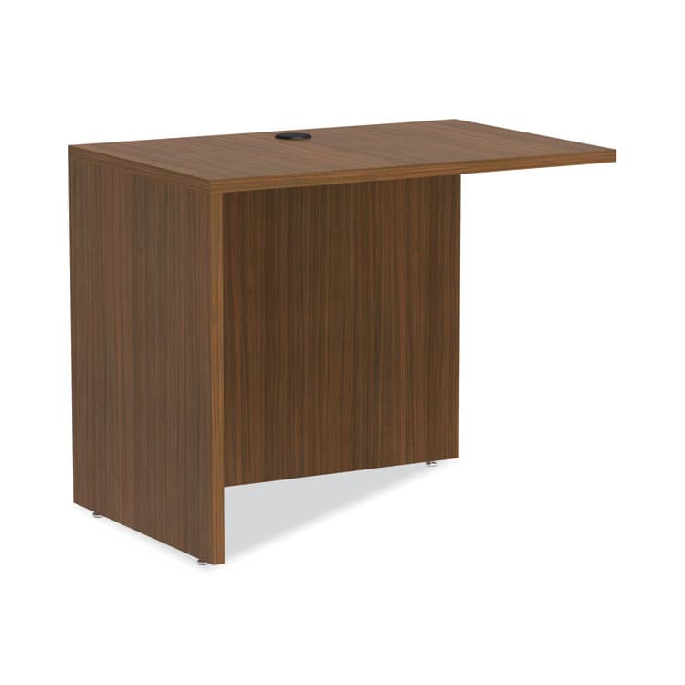 ALERA Alera Valencia Series Reversible Return/Bridge Shell, 35w x 23.63d x 29.5h, Modern Walnut (ALEVA353624WA)