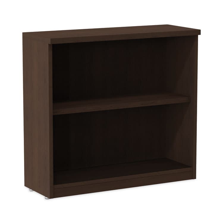 ALERA Alera Valencia Series Bookcase, Two-Shelf, 31.75w x 14d x 29.5h, Espresso (ALEVA633032ES)