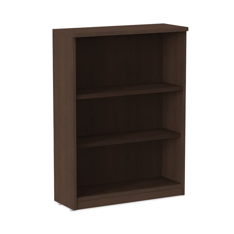 ALERA Alera Valencia Series Bookcase, Three-Shelf, 31.75w x 14d x 39.38h, Espresso (ALEVA634432ES)