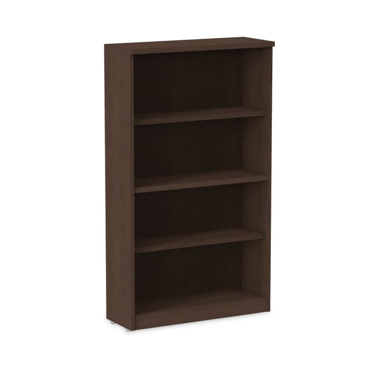 ALERA Alera Valencia Series Bookcase, Four-Shelf, 31.75w x 14d x 54.88h, Espresso (ALEVA635632ES)