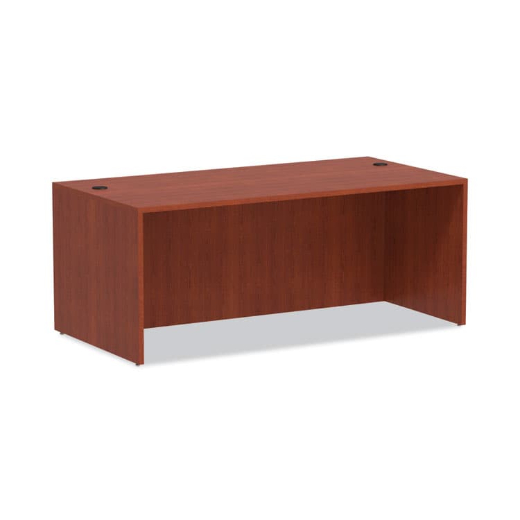 ALERA Alera Valencia Series Straight Front Desk Shell, 71" x 35.5" x 29.63", Medium Cherry (ALEVA217236MC)