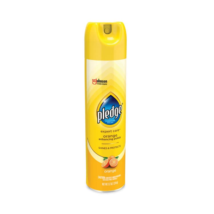 SC JOHNSON Furniture Polish, Orange Clean Scent, 9.7 oz Aerosol Spray (SJN336385EA) thumbnail 2
