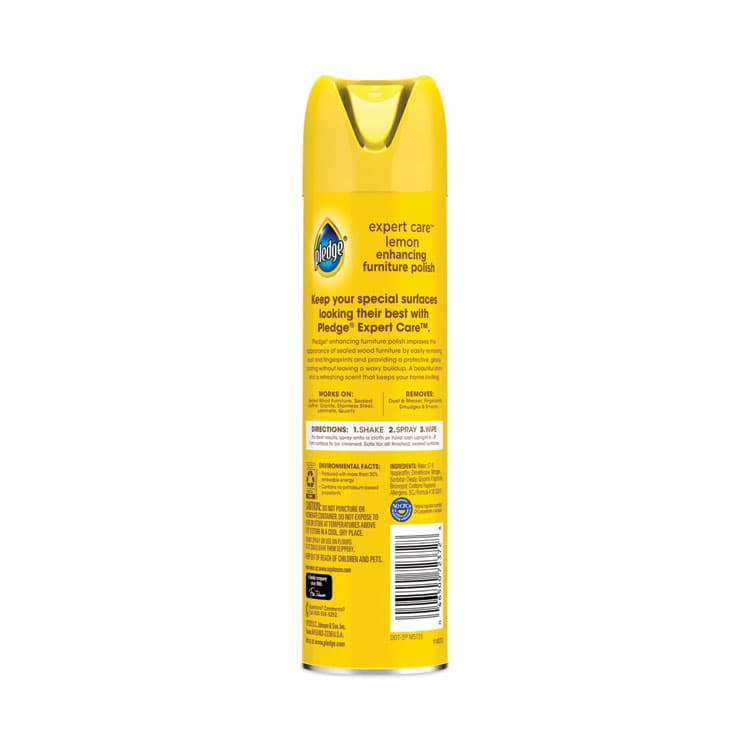 SC JOHNSON Furniture Polish, Lemon, 9.7 oz Aerosol Spray (SJN336298EA) thumbnail 4