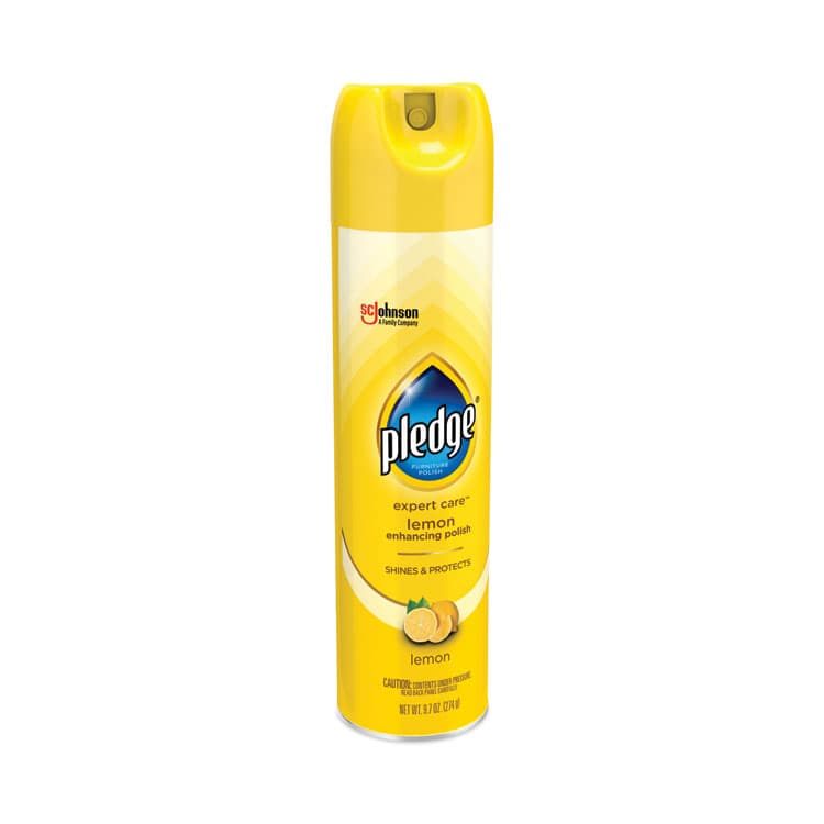 SC JOHNSON Furniture Polish, Lemon, 9.7 oz Aerosol Spray (SJN336298EA) thumbnail 2