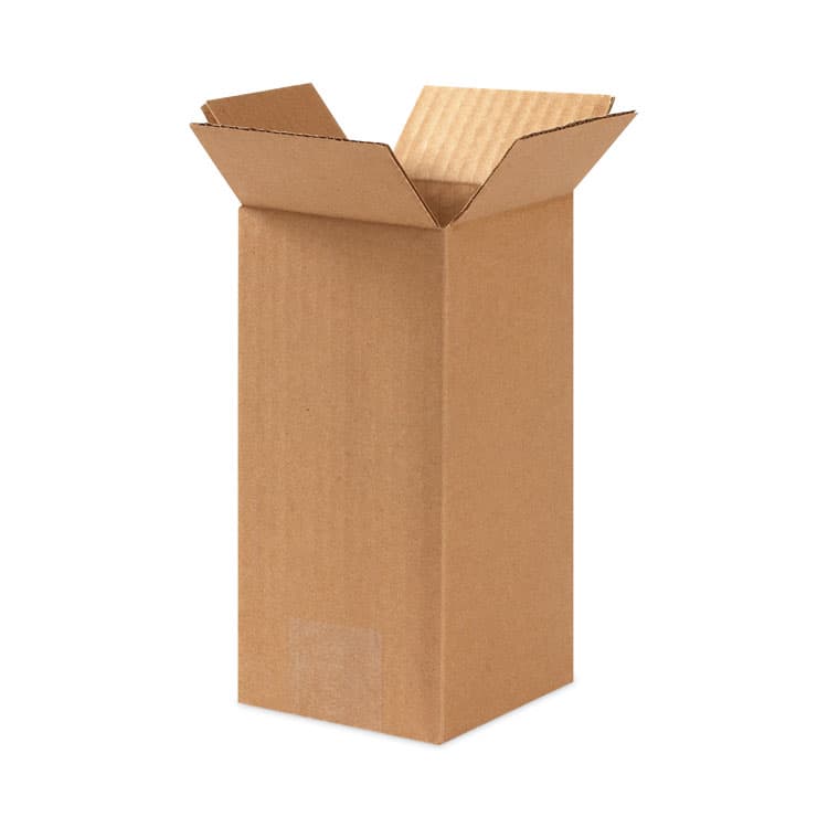 THE PACKAGING WHOLESALERS Shipping Boxes, Regular Slotted Container (RSC), 12" x 12" x 24", Brown Kraft, 25/Bundle (PKGBS121224) thumbnail 2