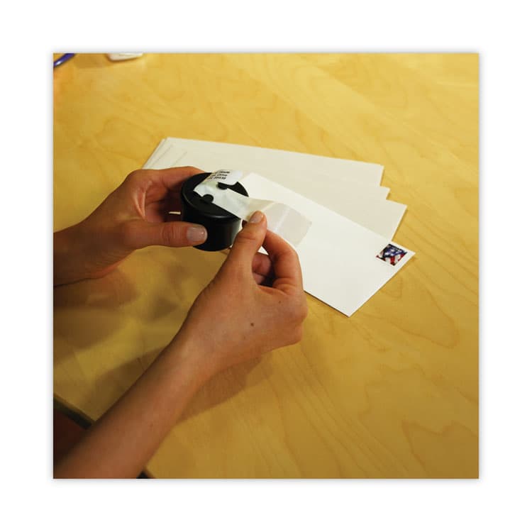 LEE PRODUCTS COMPANY Ultimate Stamp Dispenser, One 100 Count Roll, Black, Plastic, 2" Diameter x 1.69"h (LEE40100) thumbnail 3