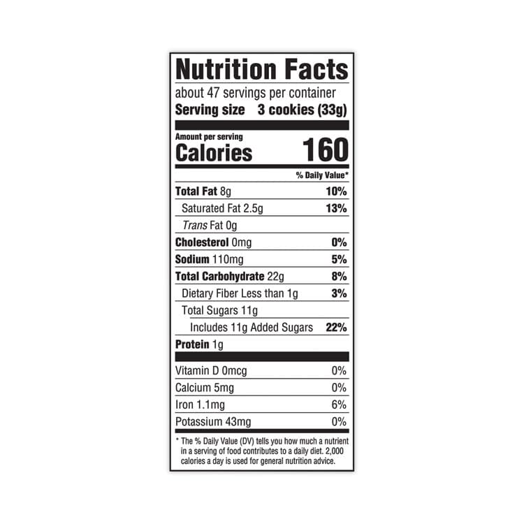 NABISCO FOOD GROUP Chips Ahoy Chocolate Chip Cookies, 3 Resealable Bags, 3 lb 6.6 oz Box (GRR22000425) thumbnail 3