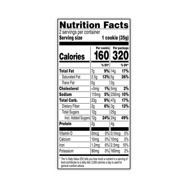 FRITO-LAY, . Big Chocolate Brownie, 2.5 oz Packet, 2 Brownies/Pack, 60 Packs/Carton (GRR29500062) thumbnail 3