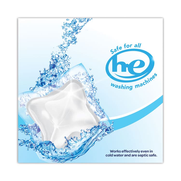 DIAL PROFESSIONAL MIGHTY PACS Free Clear Super Concentrated HE Laundry Detergent, 39/Pack (DIA73978EA) thumbnail 3