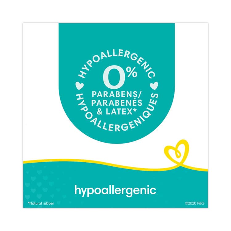 PROCTER & GAMBLE Sensitive Baby Wipes, 1-Ply, 6.8 x 7, Unscented, White, 56/Pack, 8 Packs/Carton (PGC87076) thumbnail 3