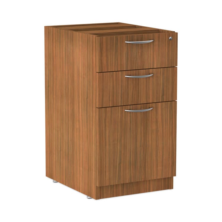 ALERA Alera Valencia Series Full Pedestal File, Left/Right, 3-Drawer: Box/Box/File, Legal/Letter, Modern Walnut,15.63 x 20.5 x 28.5 (ALEVA532822WA) thumbnail 2