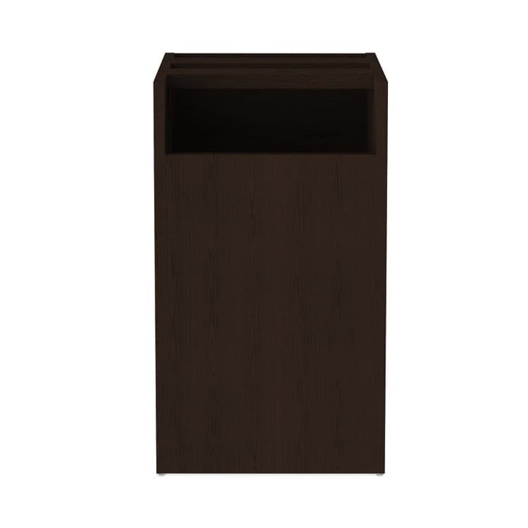 ALERA Alera Valencia Series Full Pedestal File, Left or Right, 2 Legal/Letter-Size File Drawers, Espresso, 15.63" x 20.5" x 28.5" (ALEVA542822ES) thumbnail 4