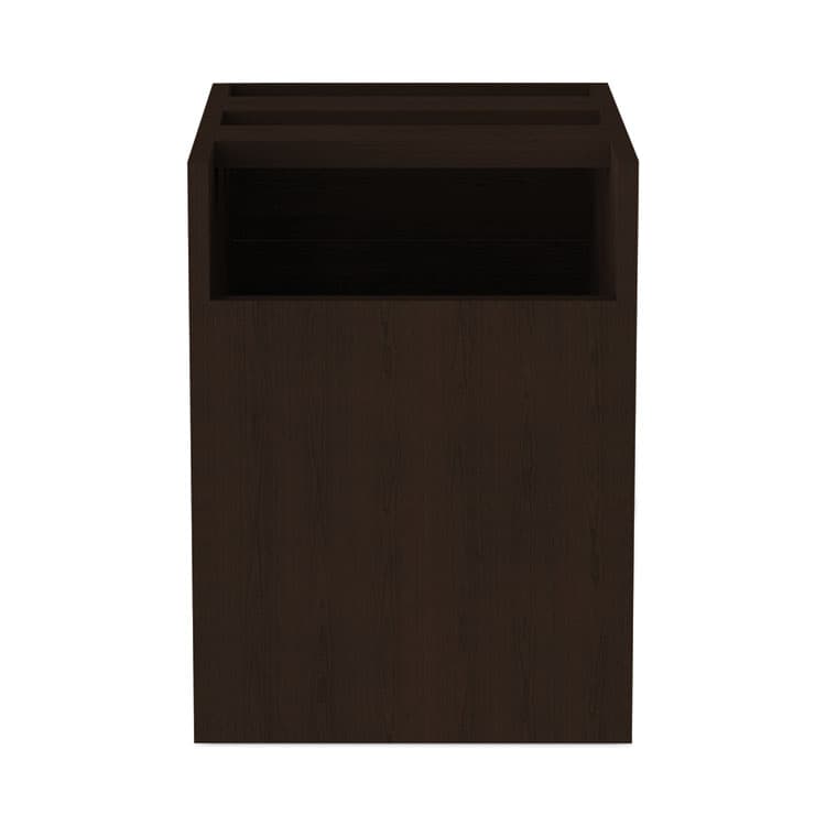 ALERA Alera Valencia Series Hanging Pedestal File, Left/Right, 2-Drawers: Box/File, Legal/Letter, Espresso, 15.63" x 20.5" x 19.25" (ALEVA552222ES) thumbnail 4