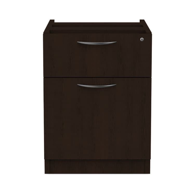 ALERA Alera Valencia Series Hanging Pedestal File, Left/Right, 2-Drawers: Box/File, Legal/Letter, Espresso, 15.63" x 20.5" x 19.25" (ALEVA552222ES)