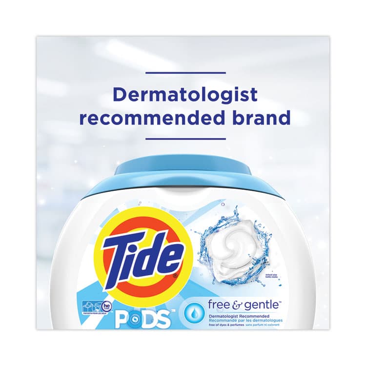 PROCTER & GAMBLE Pods, HE Compatible, Unscented, 81 Pods/Tub, 4 Tubs/Carton (PGC91798) thumbnail 3