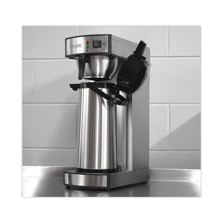 RDI USA Air Pot Brewer, 75 oz, 8.75 x 14.75 x 21.25, Stainless Steel (OGFCPRLA) thumbnail 4