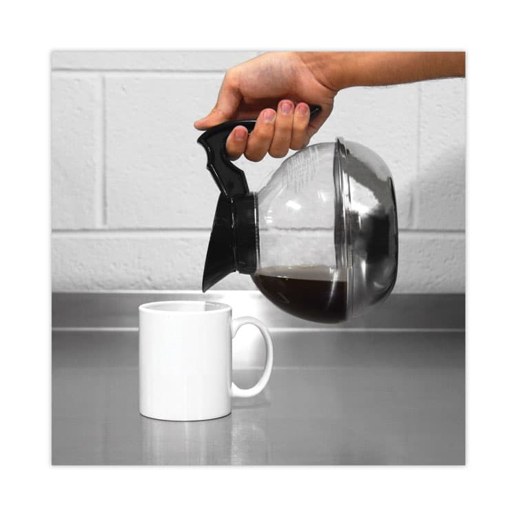 RDI USA Unbreakable Regular Coffee Decanter, 60 oz, Black Handle (OGFCPU12) thumbnail 2