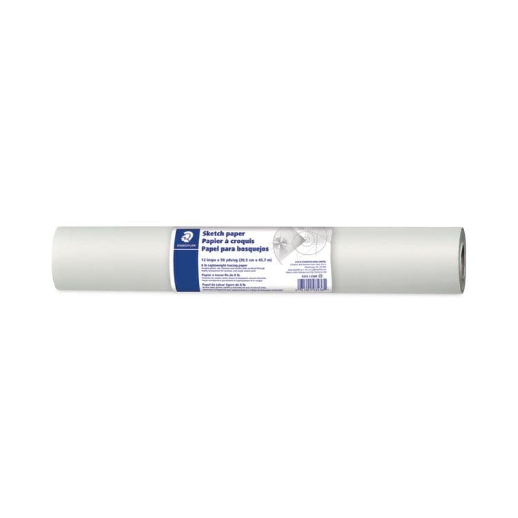 STAEDTLER, . Transparent Sketch Paper Roll, 8 lb Bond Weight, 12" x 50 yd, White (STD937S1250R)