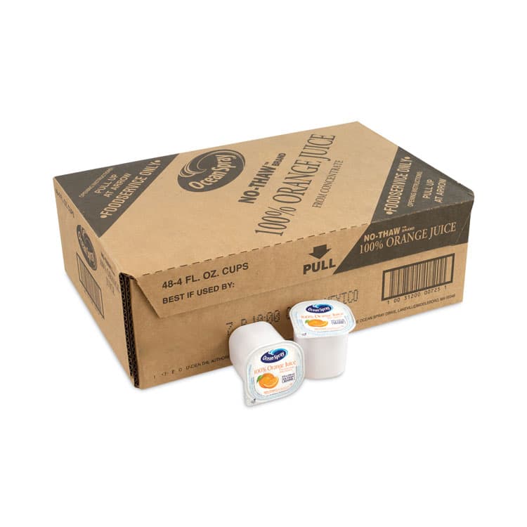 OCEAN SPRAY 100% Juice, Orange, 4 oz Cup, 48/Box (GRR30700001) thumbnail 2