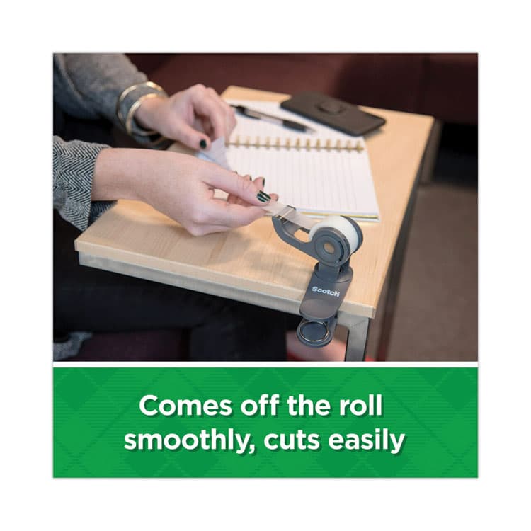 3M/COMMERCIAL TAPE DIV. Magic Tape in Handheld Dispenser, 1" Core, 0.5" x 37.5 ft, Clear (MMM104) thumbnail 4