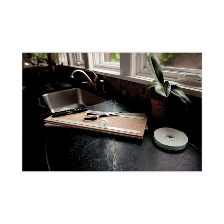 3M/COMMERCIAL TAPE DIV. Permanent High-Density Foam Mounting Tape, Holds Up to 2 lb, 0.75" x 38 yds, White (MMM110MR) thumbnail 4