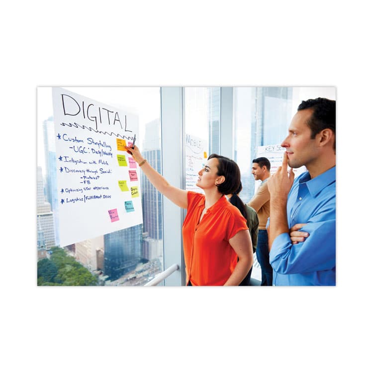 3M/COMMERCIAL TAPE DIV. Vertical-Orientation Self-Stick Easel Pads, Unruled, (30) White 25" x 30" Sheets, 6/Carton (MMM559RPVAD6) thumbnail 3