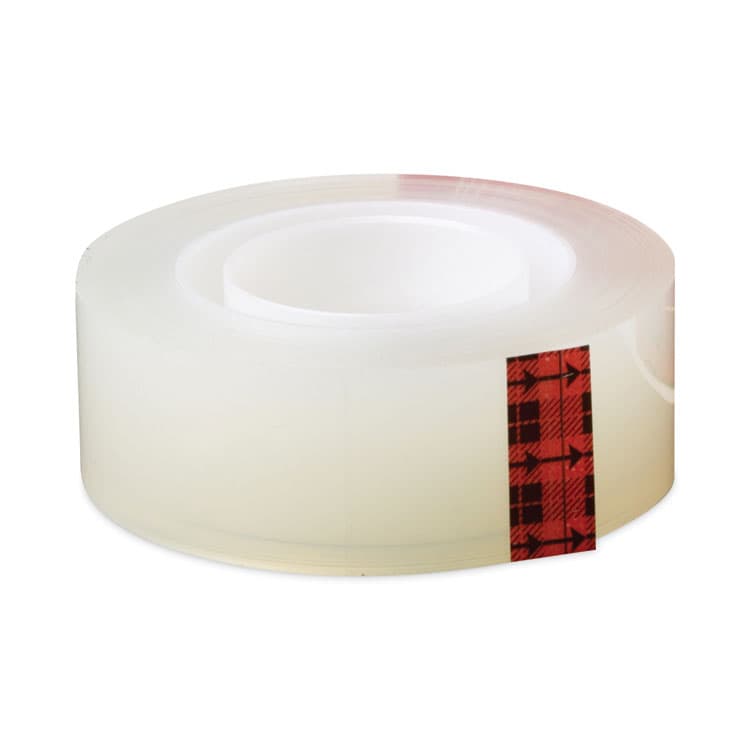 3M/COMMERCIAL TAPE DIV. Transparent Tape, 1" Core, 0.75" x 83.33 ft, Transparent, 24/Pack (MMM600K24) thumbnail 2