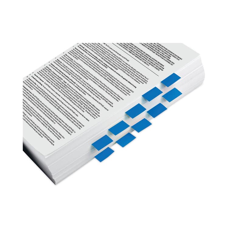 3M/COMMERCIAL TAPE DIV. Standard Page Flags in Dispenser, Blue, 50 Flags/Dispenser, 2 Dispensers/Pack (MMM680BE2) thumbnail 4