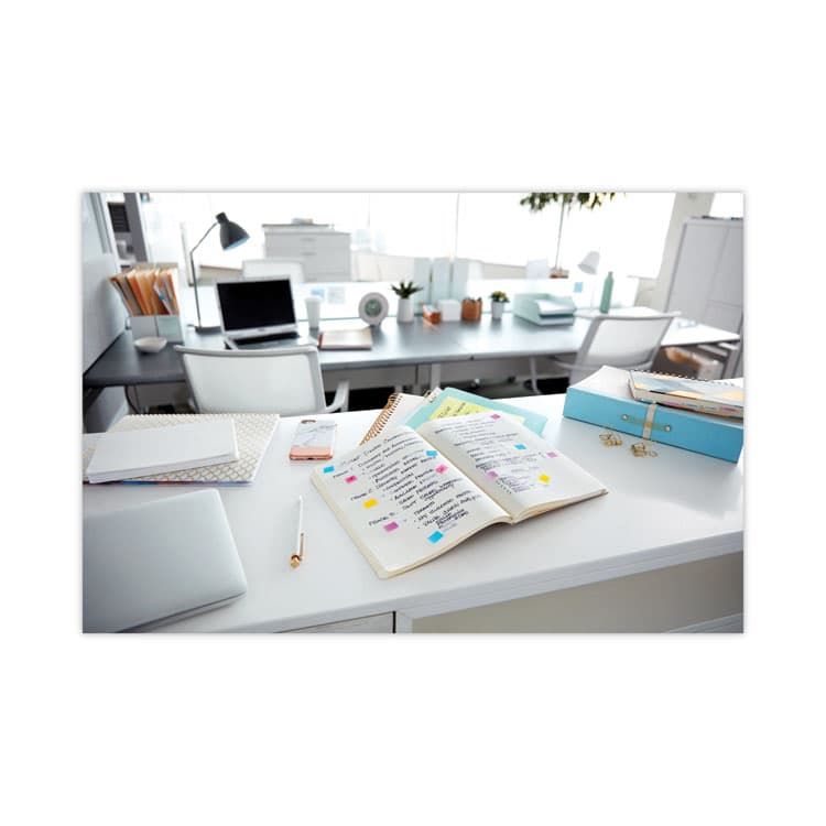 3M/COMMERCIAL TAPE DIV. Page Flags in Portable Dispenser, Bright, 160 Flags/Dispenser (MMM680PGOP2) thumbnail 3