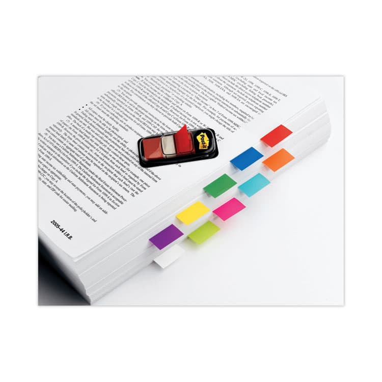 3M/COMMERCIAL TAPE DIV. Marking Page Flags in Dispensers, Red, 50 Flags/Dispenser, 12 Dispensers/Pack (MMM680RD12) thumbnail 4