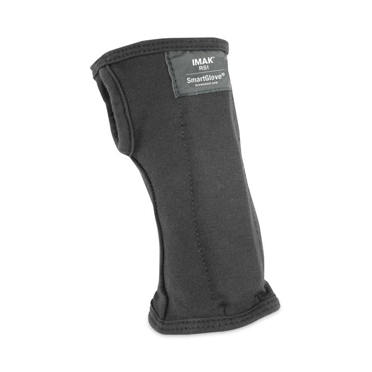 BROWNMED SmartGlove Flexible Wrist Support Splint, Large, Fits Hands Up to 4.25" Wide, Black (IMAA20127)