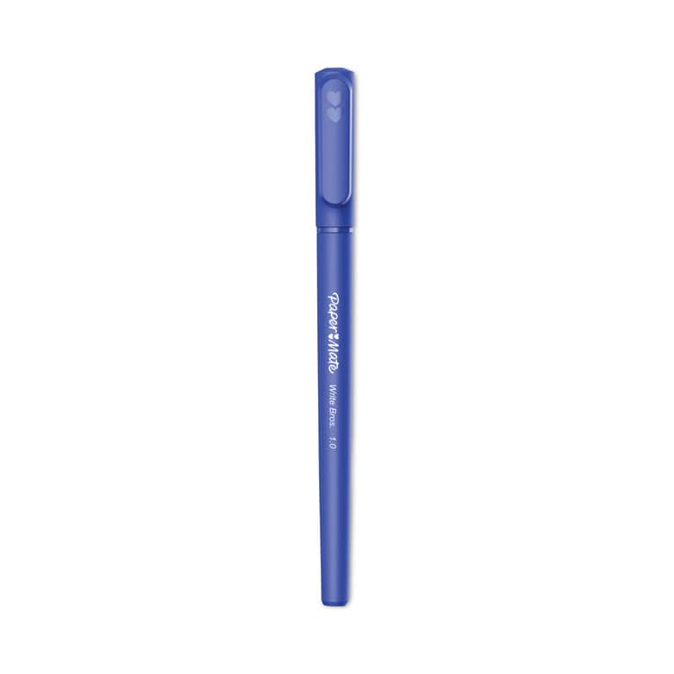 SANFORD Write Bros. Ballpoint Pen, Stick, Medium 1 mm, Blue Ink, Blue Barrel, Dozen (PAP3311131C)