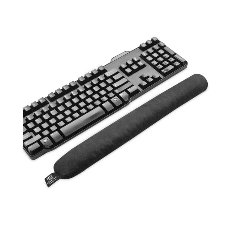 BROWNMED Keyboard Wrist Cushion, 17.75 x 3, Black (IMAA10160)