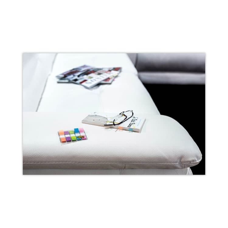 3M/COMMERCIAL TAPE DIV. Page Flags in Portable Dispenser, Assorted Brights, 5 Dispensers, 20 Flags/Color (MMM6835CB2) thumbnail 3