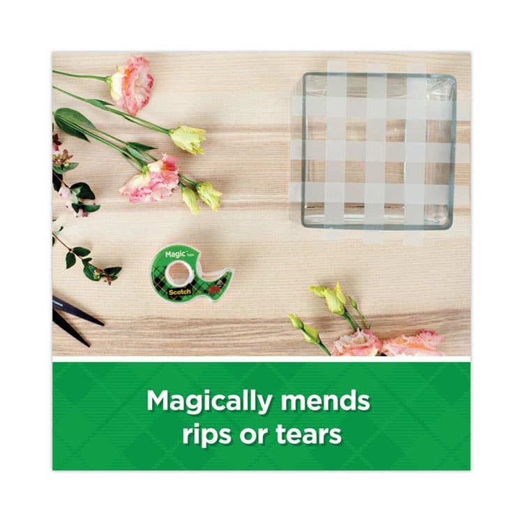 3M/COMMERCIAL TAPE DIV. Magic Tape Refill, 1" Core, 0.75" x 83.33 ft, Clear (MMM8101K) thumbnail 4