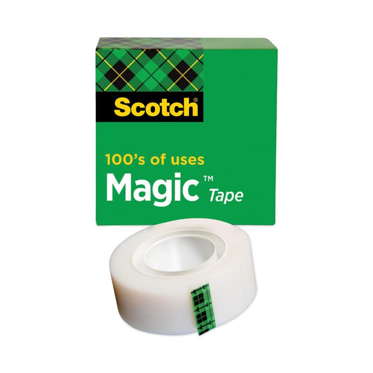 3M/COMMERCIAL TAPE DIV. Magic Tape Refill, 1" Core, 0.75" x 83.33 ft, Clear (MMM8101K)